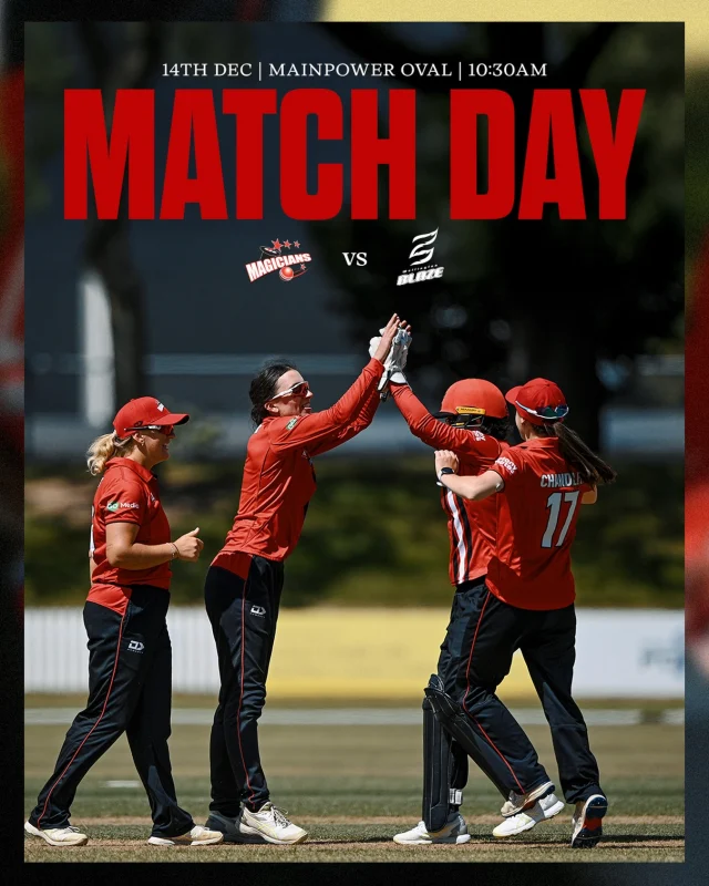 The Magicians take on the Blaze in RD6 today after a tough loss yesterday in RD5

#canterburymagicians 
📸 @photosportnz