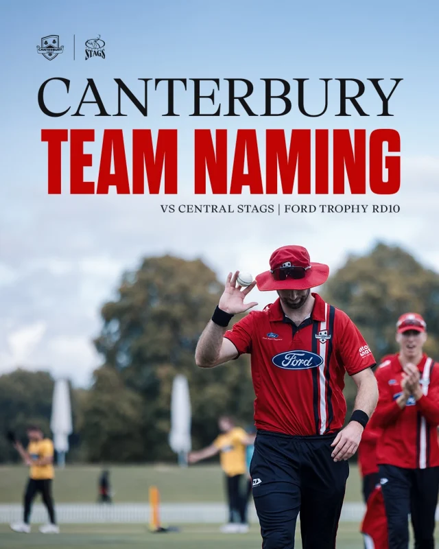 No changes to the 12 for the final round of Ford Trophy before Sunday’s Grand Final 🔥

#canterburycricket