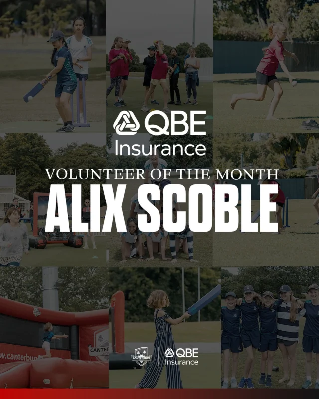 QBE & Canterbury Cricket are proud to present the QBE Volunteer of the Month!

Today we’d like to recognise one of the driving forces behind it all at North West Youth Cricket — Alix Scoble 👏

From helping the North West 1st XI prepare for the season ahead to supporting every team across the club, Alix has gone above and beyond. While many volunteers are able to pause for a well-earned breath at this time of year, Alix has been hard at work making sure everything is ready to go.

Her dedication, organisation and commitment to our players and families does not go unnoticed. Thank you, Alix, for everything you do for North West — we’re lucky to have you on the team!

#canterburycricket