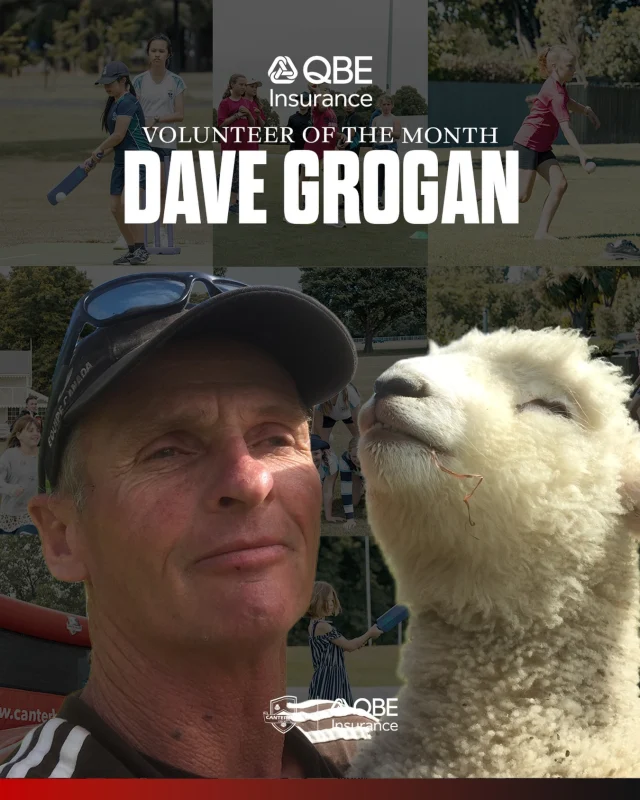 The QBE Insurance Volunteer of the Month for February goes to Dave Grogan from Methven Cricket Club!

Dave Grogan has been an exceptional contributor to the game both locally in Methven and more widely in Mid Canterbury

Congratulations Dave, well deserved for a true stalwart of the game!

#canterburycricket #communitycricket